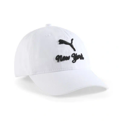 Puma Nyc Jumpcat Cap In White