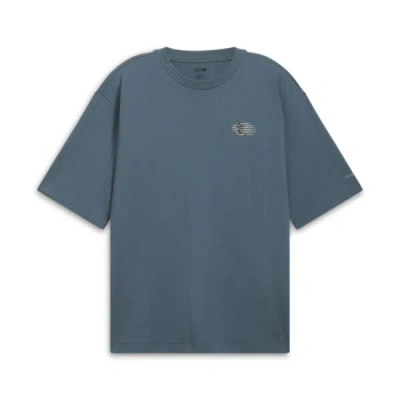 Puma Nyc Logo Men's T-shirt In Gray Skies