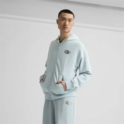 Puma Nyc Men's Full-zip Hoodie In Frosted Dew