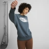 Puma Nyc Women's Crew Sweatshirt In Gray Skies