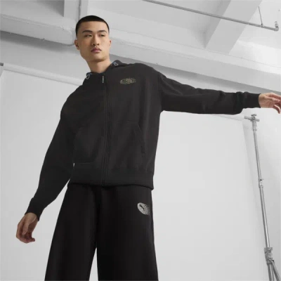 Puma Nyc Men's Full-zip Hoodie In Black