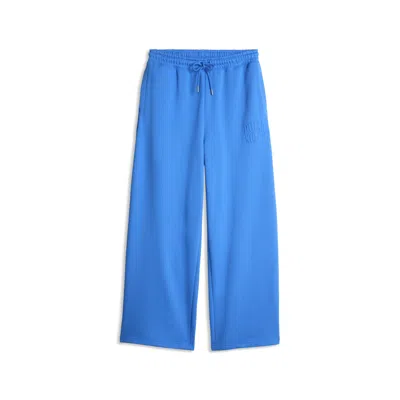 Puma Nyc Women's Embossed Sweatpants In Blue
