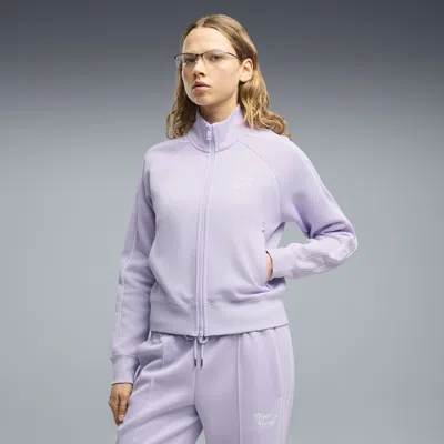 Puma Nyc Women's T7 Track Jacket In Purple