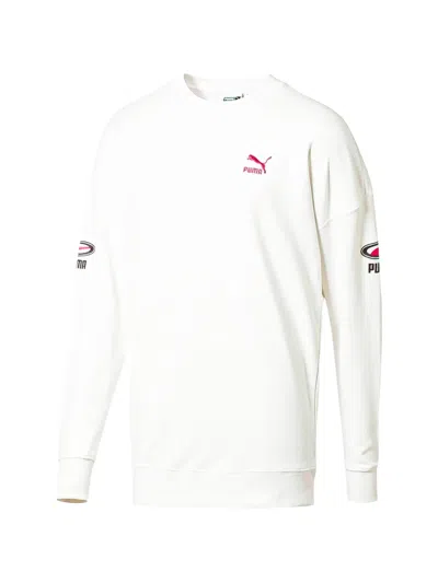 Puma Og Crew-neck Sweatshirt In White