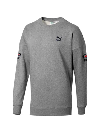 Puma Og Logo-embroidered Sweatshirt In Gray