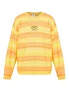 Puma Ombre-effect Logo-patch Sweater In Multi