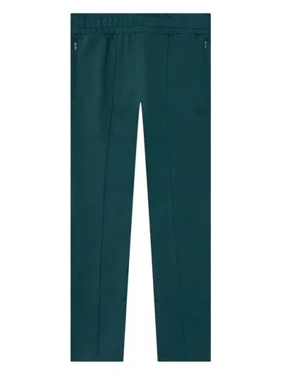 Puma On The Run Embroidered Track Pants In Green