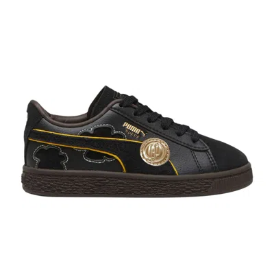 Pre-owned Puma One Piece X Suede Little Kid 'blackbeard' | Kid's Size 12.5