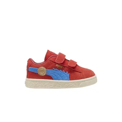 Pre-owned Puma One Piece X Suede Toddler 'luffy' | Red | Infant Size 8