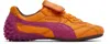 Puma Orange & Pink Fenty Edition Avanti Ls Stitched Sneakers In Pumpkin Pie-pinktast