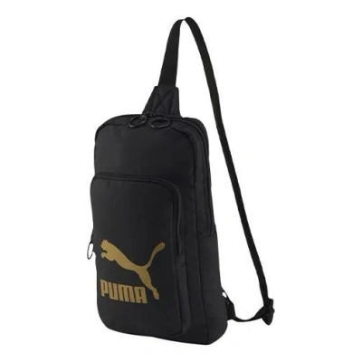 Puma Originals X-bag Sling Bag 'black Gold' In Multi