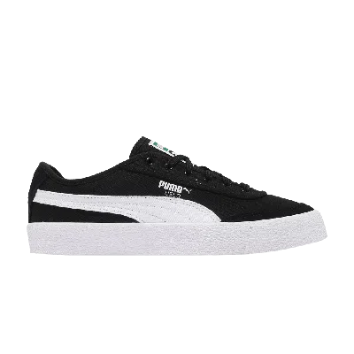 Pre-owned Puma Oslo Vulcanised 'black White'