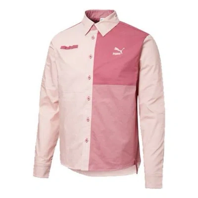 Puma Outdoor Logo Shirt 'pink White'