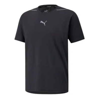 Puma Outdoor Sports Running Round Neck Short Sleeve Black