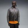 Puma Outerwear Men's Oversized Bomber Jacket In Gray