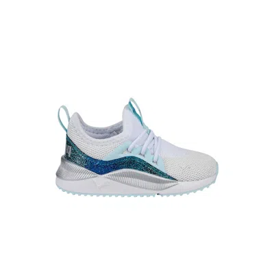 Pre-owned Puma Pacer Future Allure Infant 'night Out - White Light Aqua' | Infant Size 6