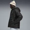 Puma Packlite Hooded Down Jacket Men In Black