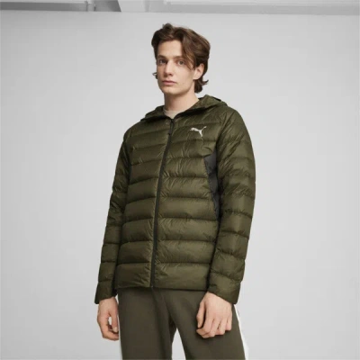 Puma Packlite Men's Down Jacket In Dark Olive