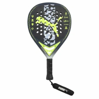 Pre-owned Puma Padel Racket  Solarattackdel Ct Multicolour In Beige