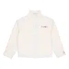 Puma Paisley Woven Patched Sherpa Jacket Cashew Splicing Lamb's Wool Stay Warm Logo White