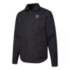Puma Paisley Woven Reversible Shacke Shirt 'black'