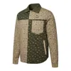 Puma Paisley Woven Reversible Shacke Shirt 'tan Green'