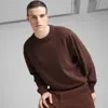 Puma Palais Artisan Men's Crew Top In Brown