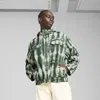 Puma Palais Artisan Men's Seersucker Jacket In Green