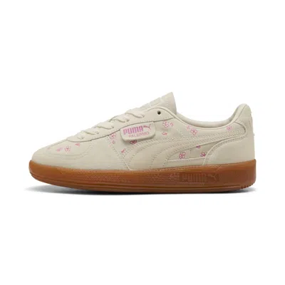 Puma Palermo Cherry Blossom Ii Sneakers In White