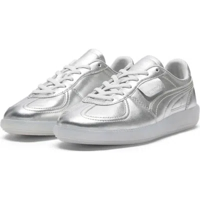 Puma Palermo Chrome Sneaker In Silver,grey