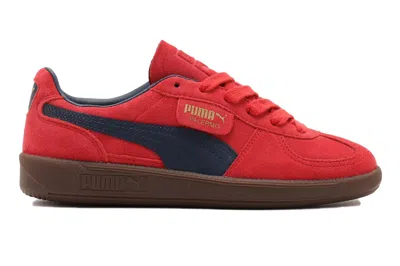 Pre-owned Puma Palermo Club Red Club Navy In Club Red/club Navy