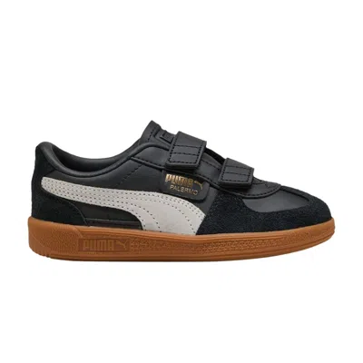 Pre-owned Puma Palermo Elevata Leather Little Kid 'black Feather Grey Gum' | Kid's Size 1.5