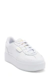 Puma Palermo Elevata Platform Sneaker In White
