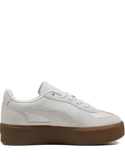 Puma Palermo Elevata Premium Sneakers In White