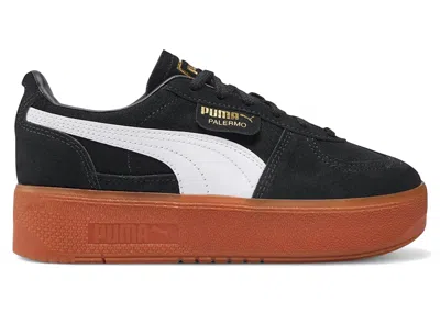 Pre-owned Puma Palermo Elevata (women's) Sneakers In Black/gum