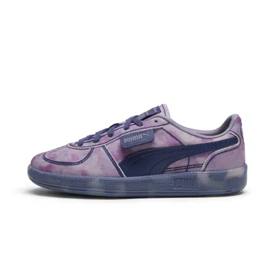 Puma Palermo Faded Denim Women Sneakers In Purple