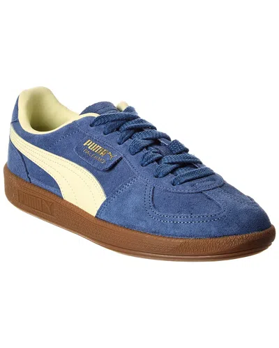 Puma Palermo Jr Leather Sneaker In Blue