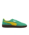 Puma Palermo Woman Sneakers Green Size 7.5 Leather In Green