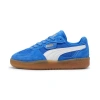 Puma Women's Palermo Leather Casual Sneakers From Finish Line In Hyperlink Blue-gum
