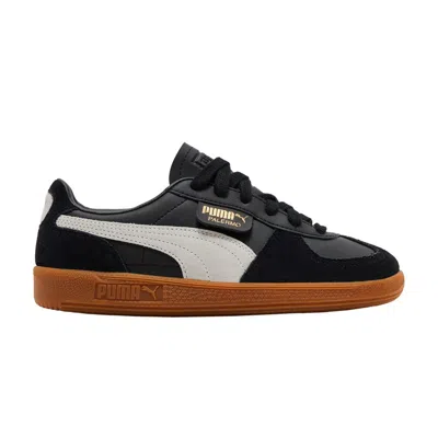 Pre-owned Puma Palermo Leather Big Kid 'black Feather Grey Gum' | Kid's Size 5