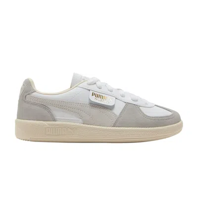 Pre-owned Puma Palermo Leather Big Kid 'white Cool Light Grey' | Kid's Size 5