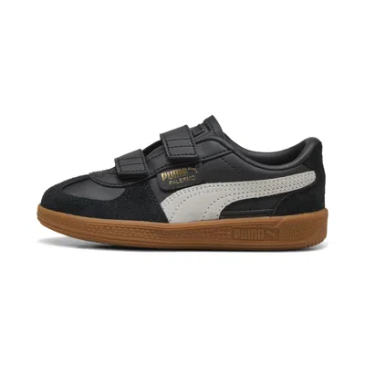 PUMA PALERMO LEATHER HOOK-AND-LOOP SNEAKERS KIDS