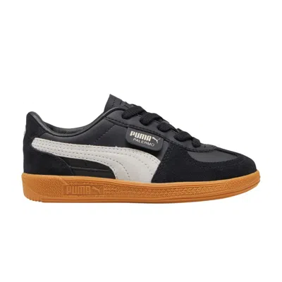 Pre-owned Puma Palermo Leather Little Kid 'black Feather Grey Gum' | Kid's Size 11.5