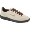 Puma Palermo Leather Sneaker In Alpine Snow-espresso Brown-gum