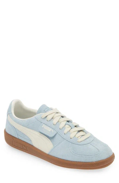 Puma Palermo Leather Sneaker In Turquoise Surf-pristine-gum