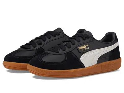 Puma Palermo Leather Sneakers In Black