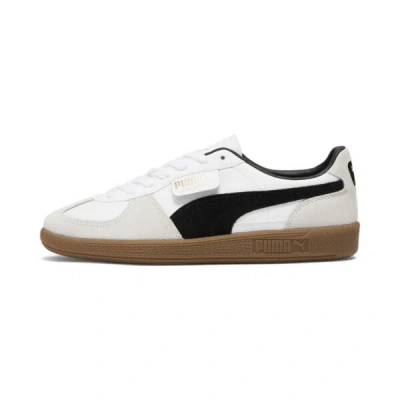 Puma Women's Palermo Leather Low-top Sneakers In  White Vapor Grey