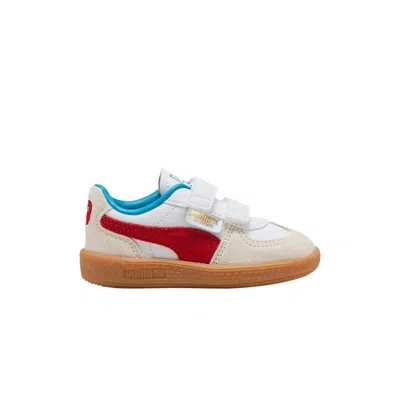 Pre-owned Puma Palermo Leather Toddler 'white Red' | Infant Size 9
