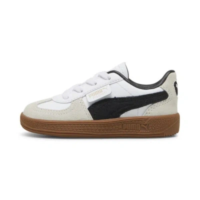 Puma Babies' Palermo Leather Toddlers' Sneakers In White-vapor Gray-gum