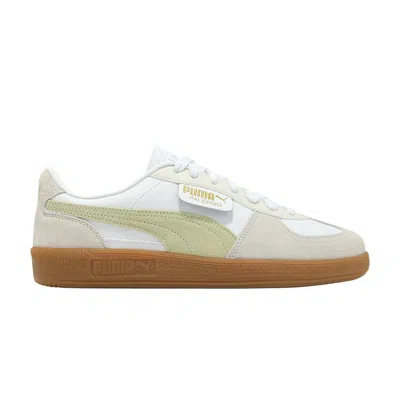 Pre-owned Puma Palermo Leather 'vapor Grey Pistachio Green' | White | Men's Size 7
